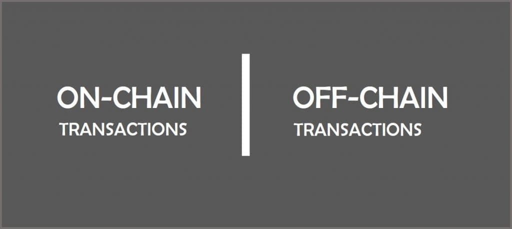 Understanding On-chain and Off-chain Transactions