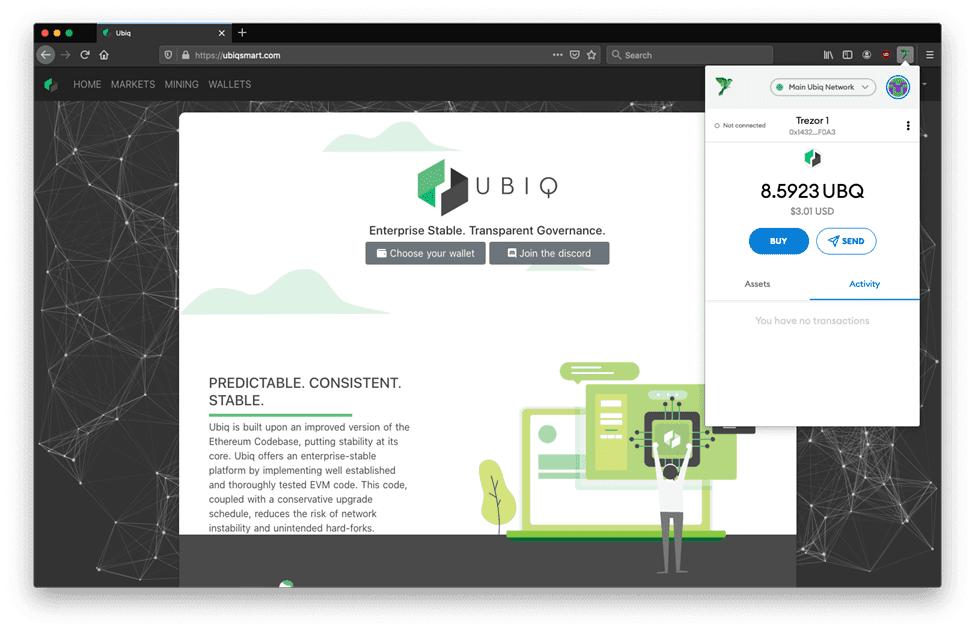 Ubiq - 22 Digital Wallets that are Compatible with Ledger Live