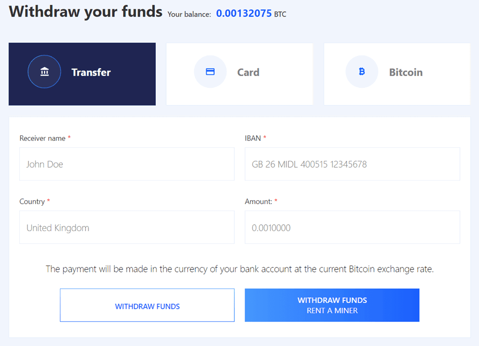 Withdraw from Shamining 