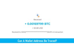 Can A Bitcoin Wallet Address Be Traced?