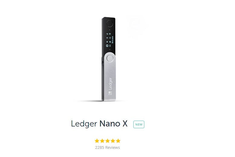 World Most Popular Hardware Wallet-Ledger Nano X