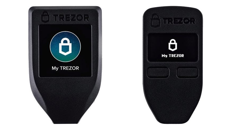 Trezor One and Trezor Model T 