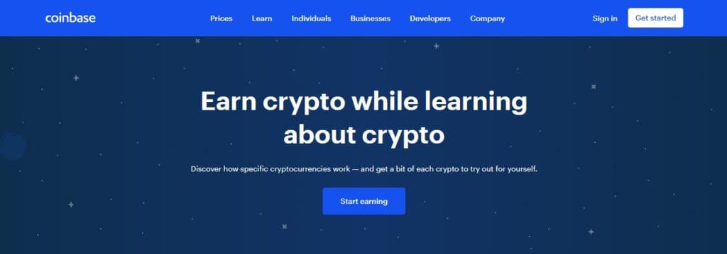 coinbase earn