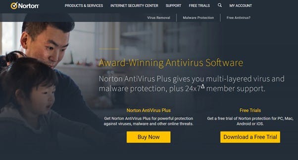 Norton malware removal