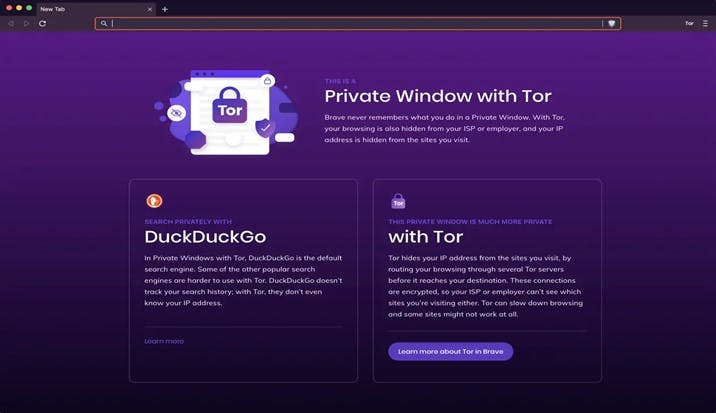 Tor - Brave rewards