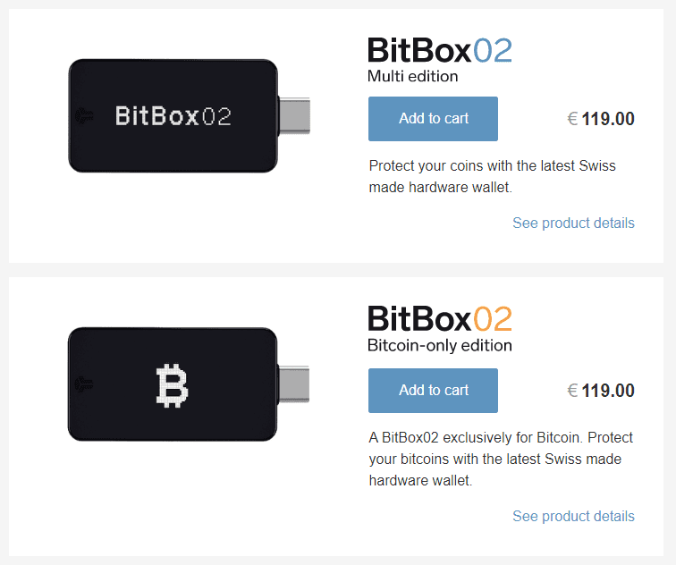 BitBox02 Hardware Wallet