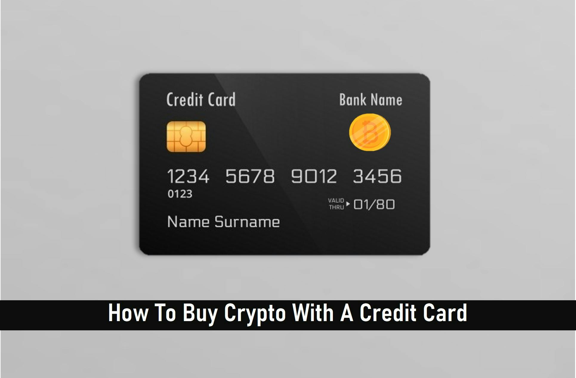 How To Buy Crypto With A Credit Card
