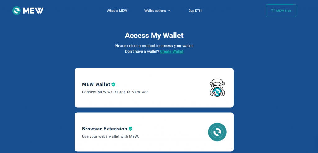 MyEtherWallet - 6 Best Digital Wallets For Shiba Inu for Safe Keeping