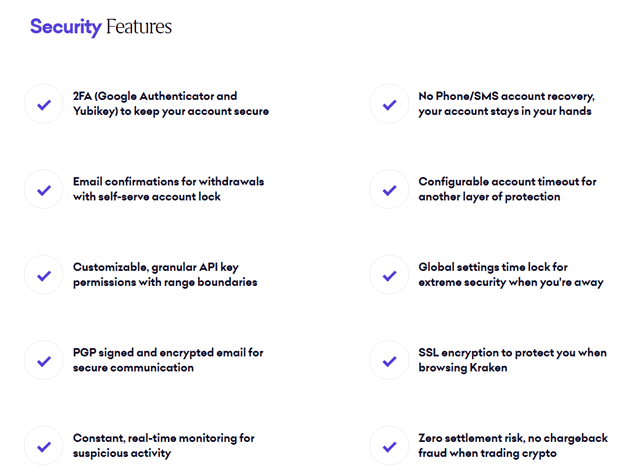 Kraken security features - 9 Reasons to Buy Crypto With Kraken Exchange