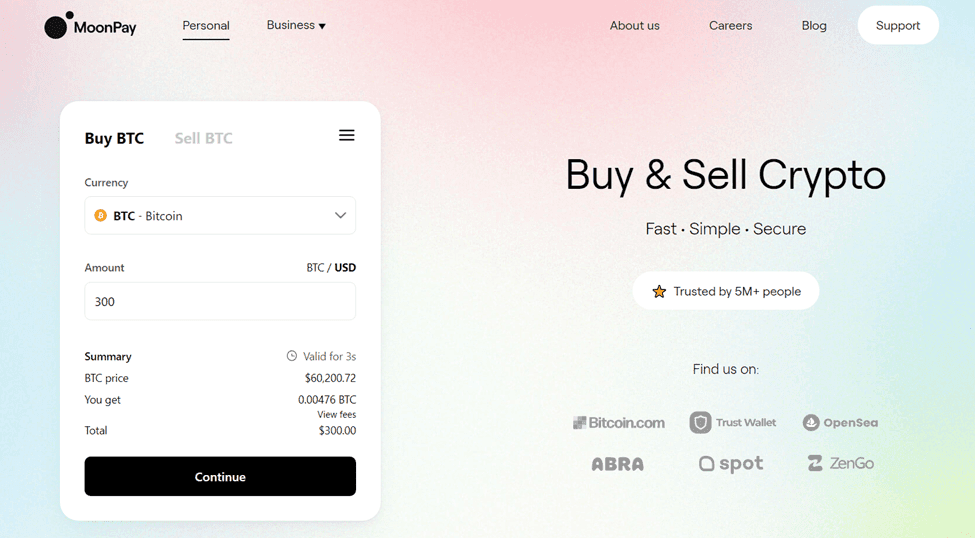 How to Purchase Crypto with MoonPay through Ledger (3 Quick Steps)