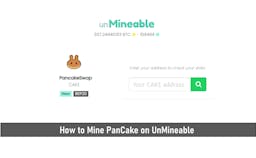 How to Mine PanCake on UnMineable