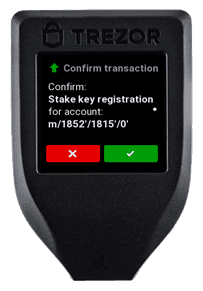 Trezor staking  - AdaLite - How to Stake Cardano on Trezor Model T