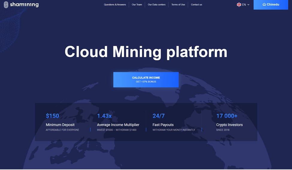 Shamining - Top 10 Best Cloud Mining Plans For New Miners