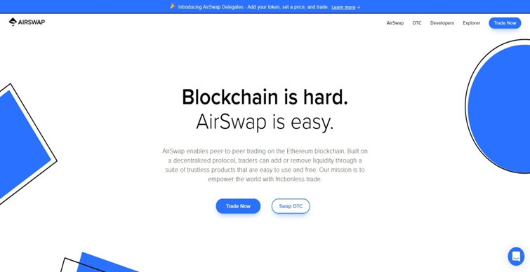 AirSwap - 22 Digital Wallets that are Compatible with Ledger Live
