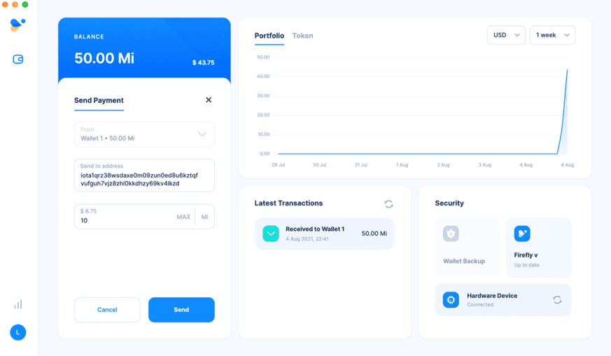 How to Store IOTA On Ledger With Firefly