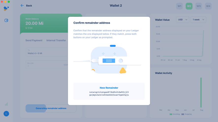 How to Store IOTA On Ledger With Firefly