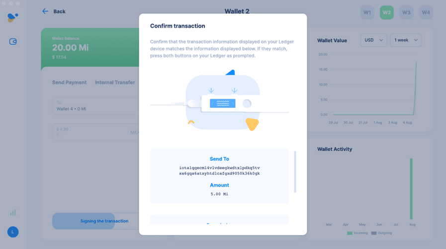 How to Store IOTA On Ledger With Firefly