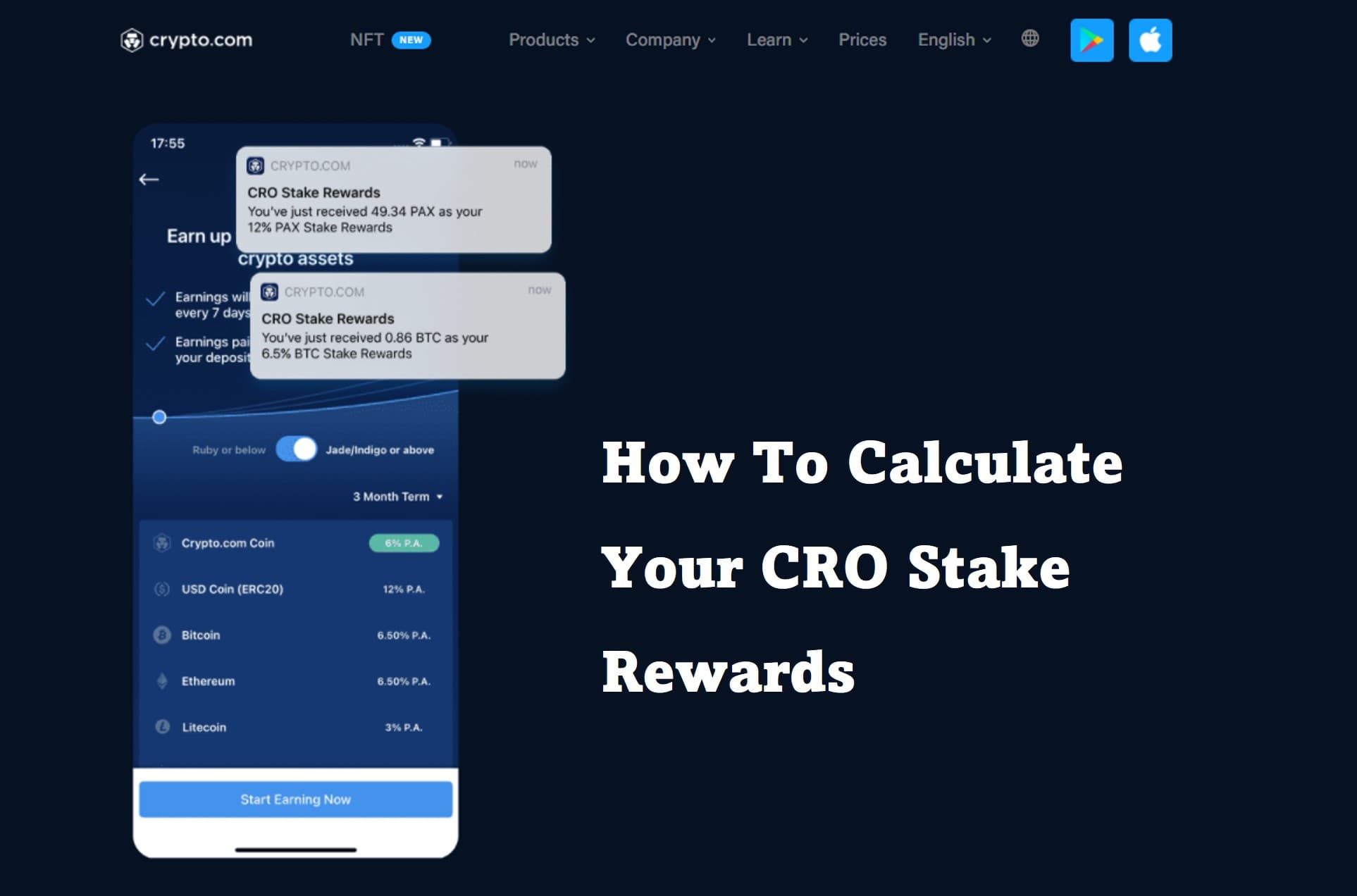 How To Calculate Your CRO Stake Rewards