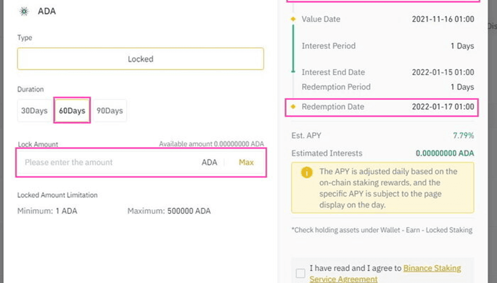 How To Stake Cardano On Binance