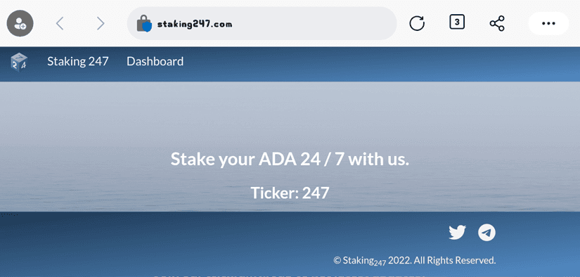 Staking247.com - Best Staking Pools For Cardano