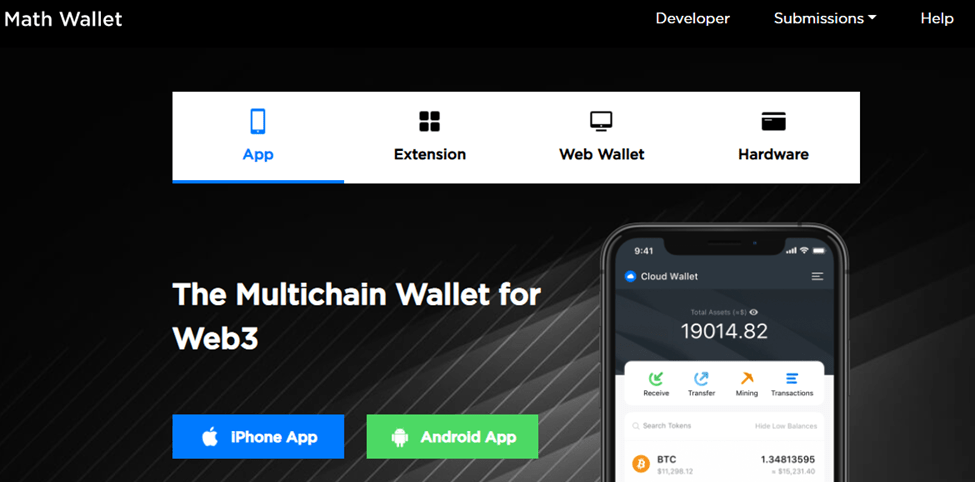 Math Wallet - Best Solana Wallets for Staking, DeFi, & NFTs