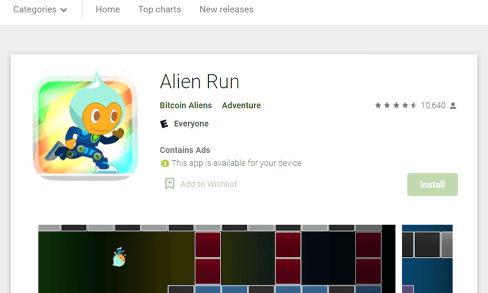 Alien Run - 10 Best Games to Earn Crypto On Mobile