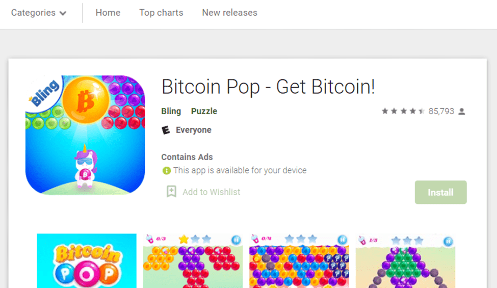 Bitcoin Pop Get Bitcoin  - 10 Best Games to Earn Crypto On Mobile