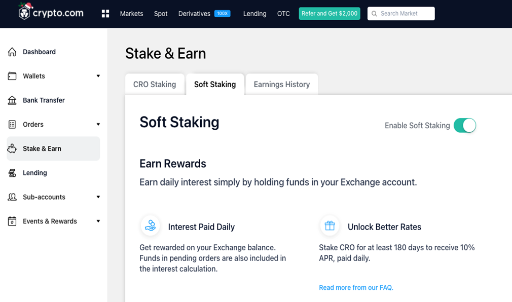 How To Stake and Earn Rewards On Crypto.Com