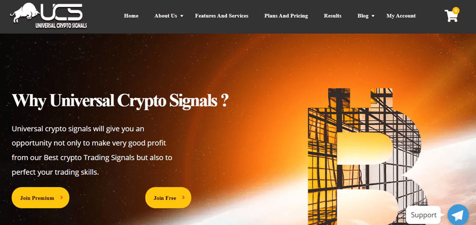 Universal crypto signals -  Crypto Signal Telegram Groups to Join