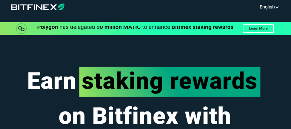 BitFinex - 5 Best Places To Stake Ethereum