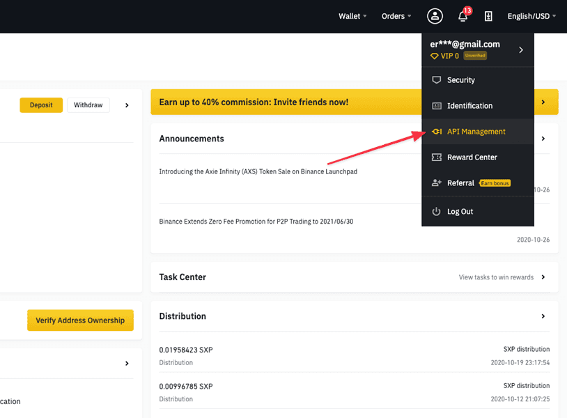 How To Link Your Binance Account to Bitsgap Fast