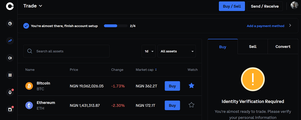 Coinbase - 6 Best Cryptocurrency Converters for Instant Transfers