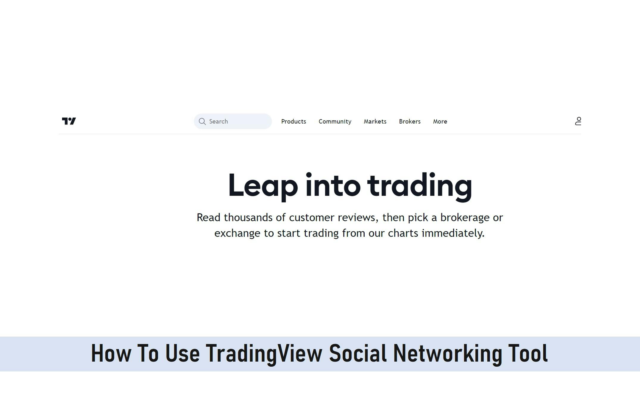 How To Use TradingView Social Networking Tool
