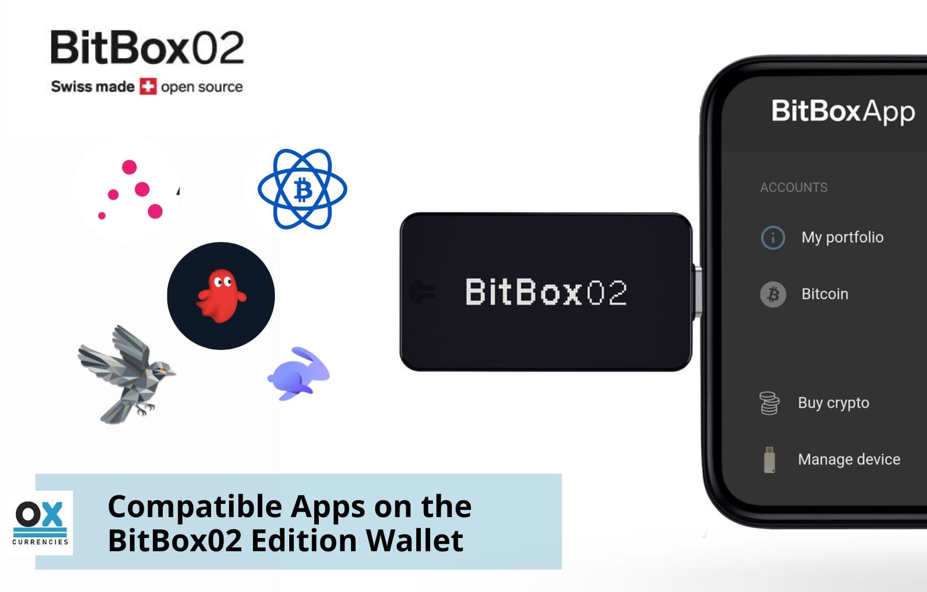 Compatible Apps on the BitBox02 Edition Wallet