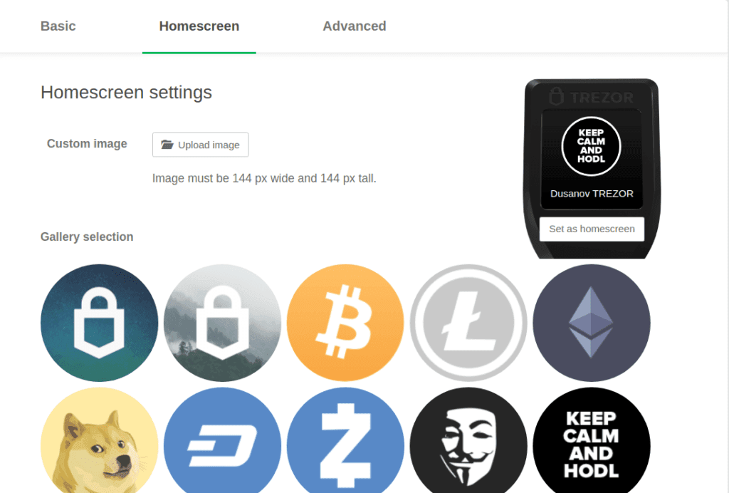 trezor model T