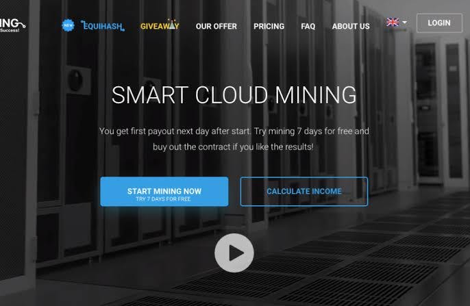 IQ Mining homepage 