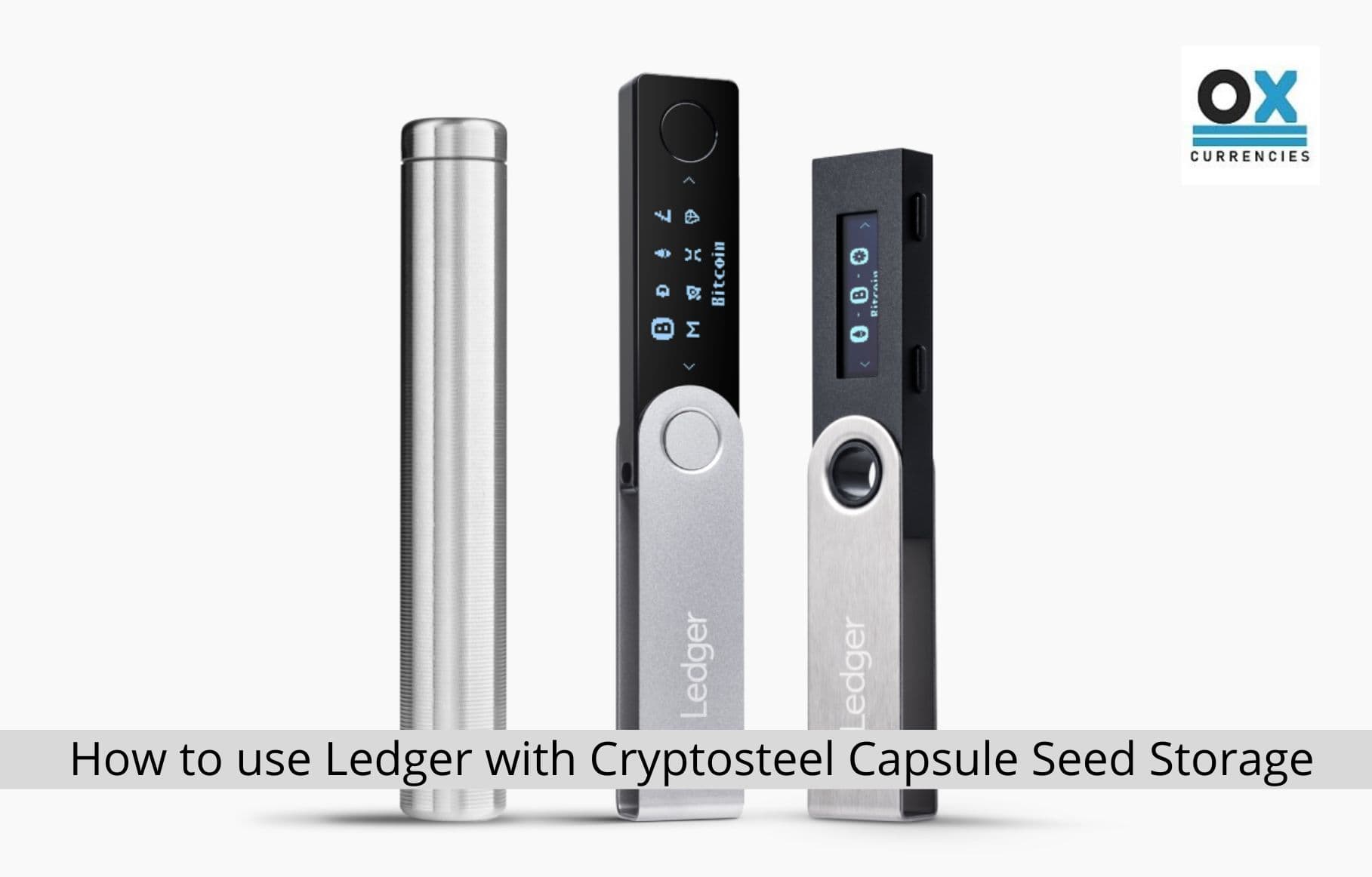 How to use Ledger with Cryptosteel Capsule Seed Storage