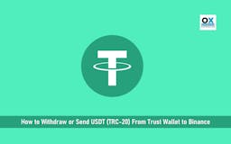 How to Withdraw or Send USDT (TRC-20)From Trust Wallet to Binance