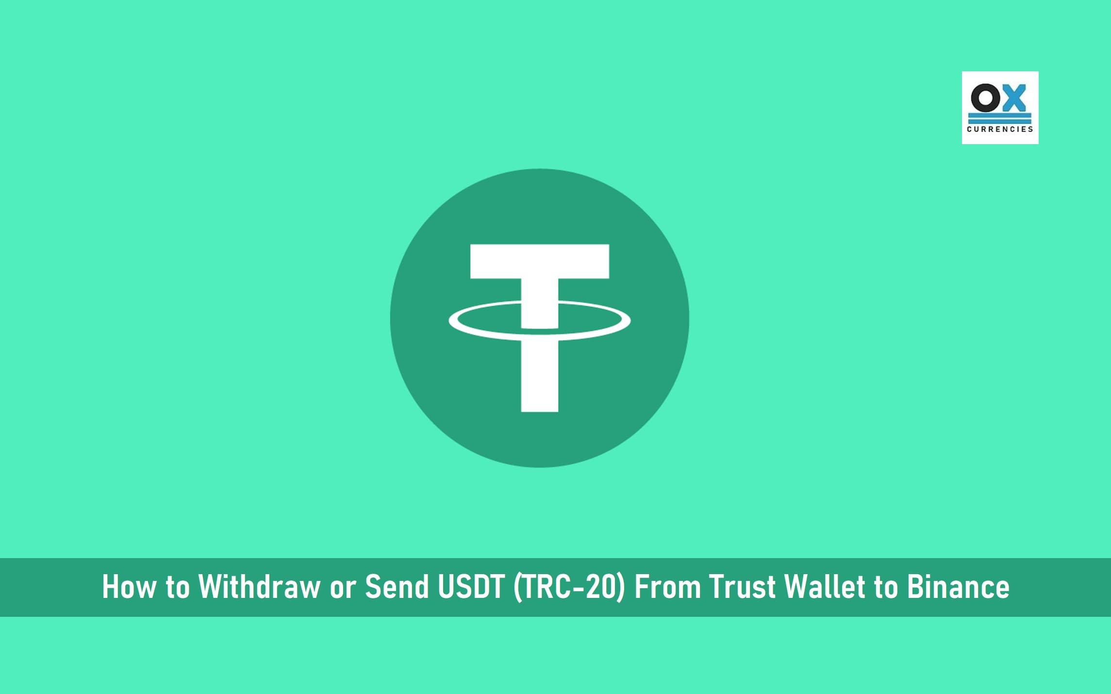 How to Withdraw or Send USDT (TRC-20)From Trust Wallet to Binance