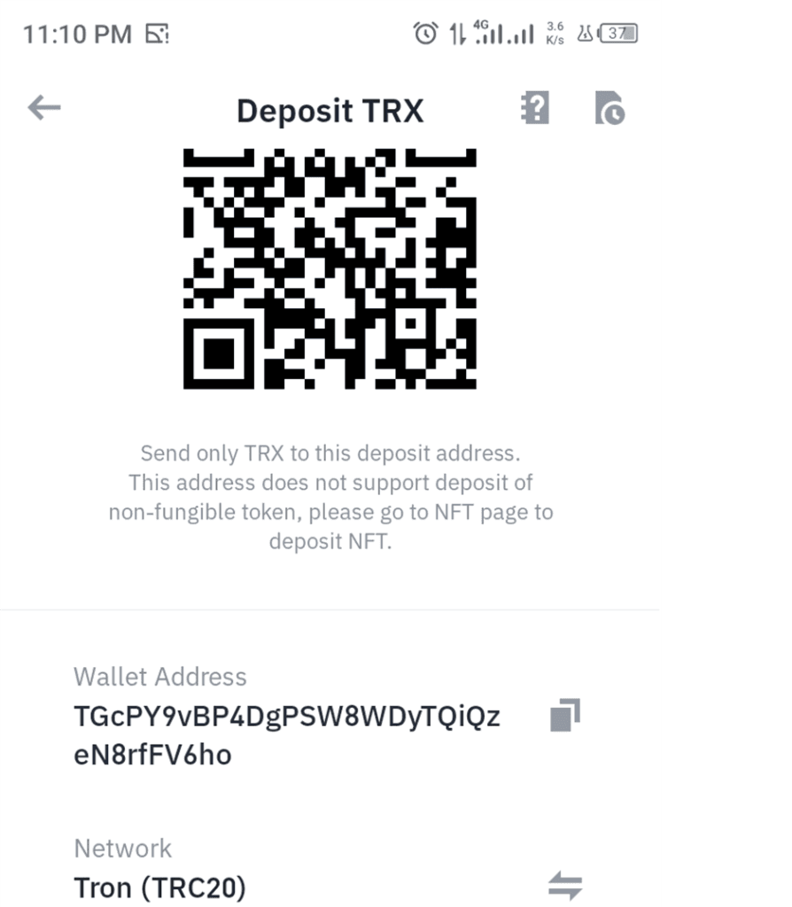 How to Withdraw or Send USDT (TRC-20)From Trust Wallet to Binance