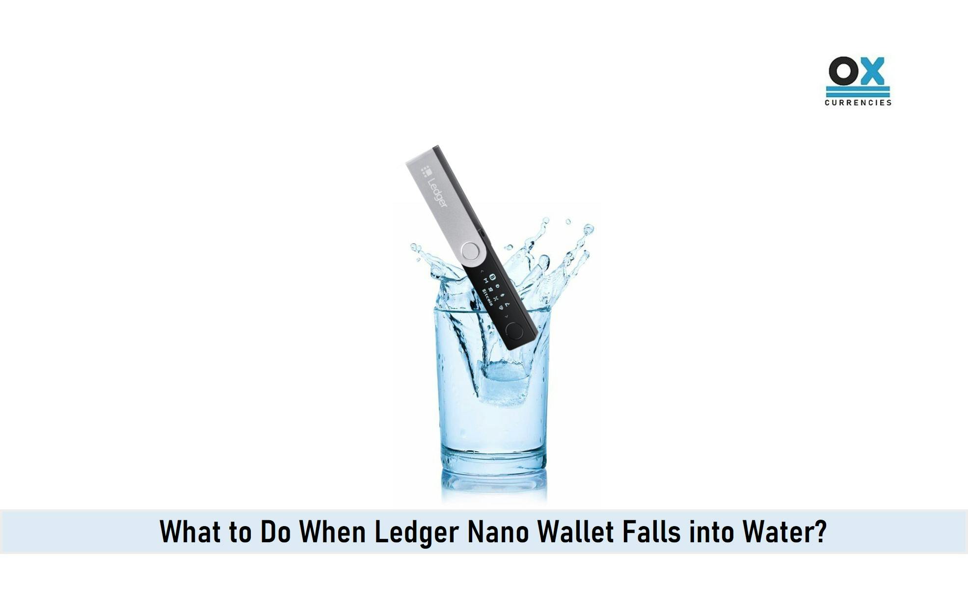What to Do When Ledger Nano Wallet Falls into Water?