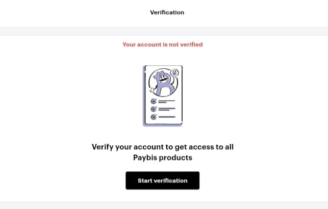 PayBis verification 